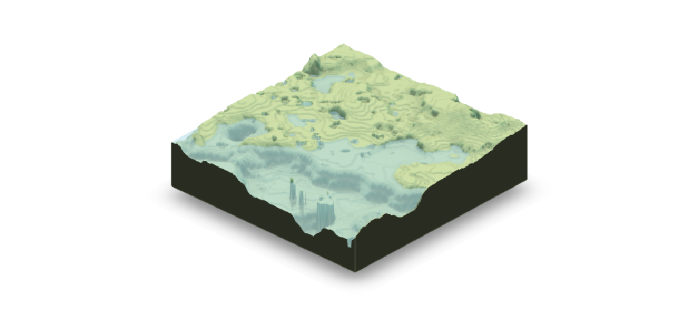 Rendered map