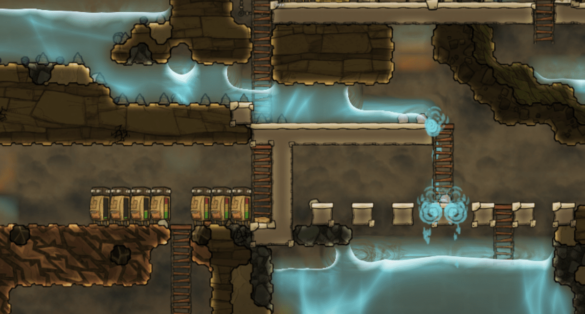 Water moving around in Oxygen Not Included